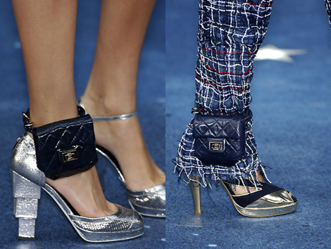 CHANEL Spring/Summer 2008 ankle bags inspired by Lindsay Lohan's alcohol  monitoring ankle bracelet