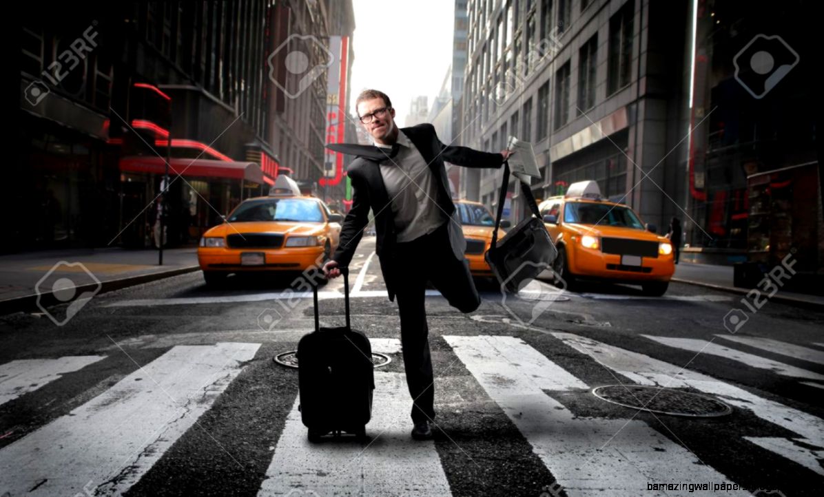 Businessman Quickly Crossing A City Street Stock Photo Picture Businessman Quickly Crossing A City Street Stock Photo Picture