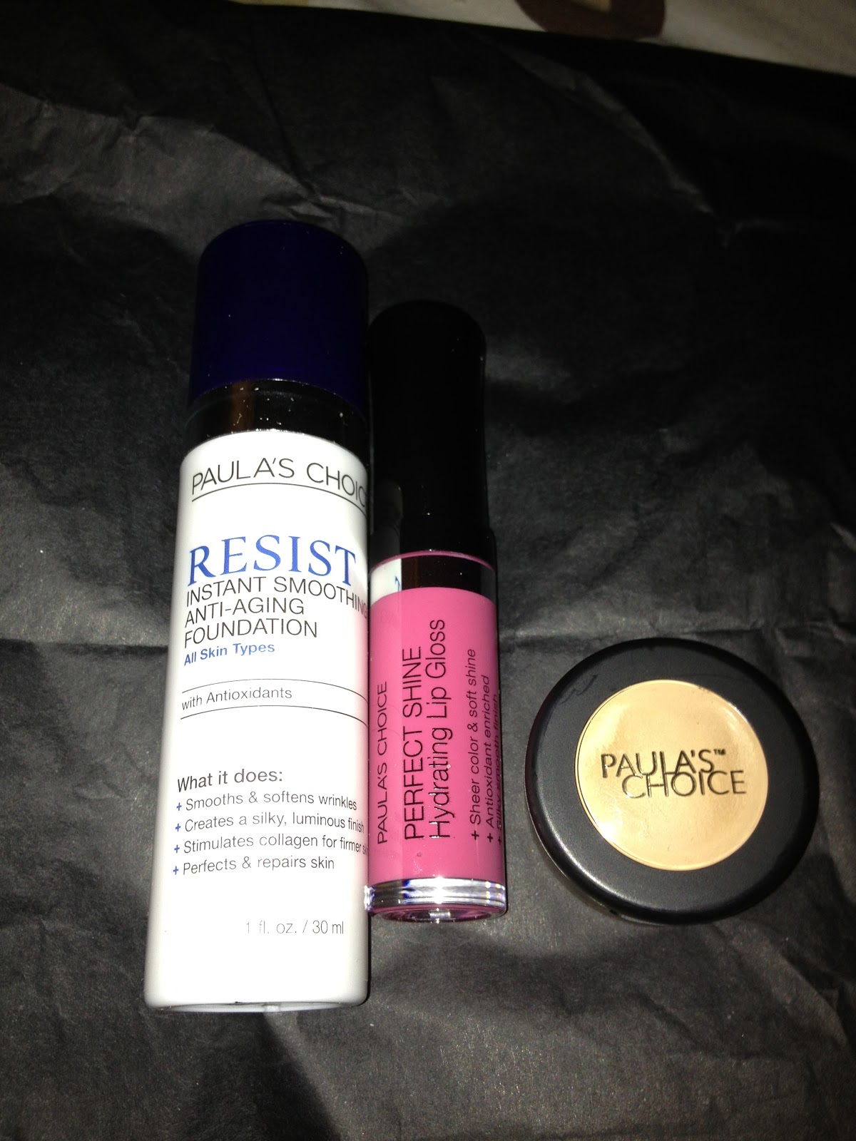Tara's Treats' Paula's Choice Resist Foundation and Hydrating Lip Gloss