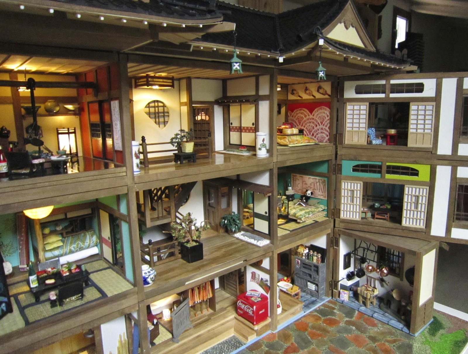 Japanese Dolls' House (Ryokan in Stile Giapponese) Chapter 120 Installing the Roof