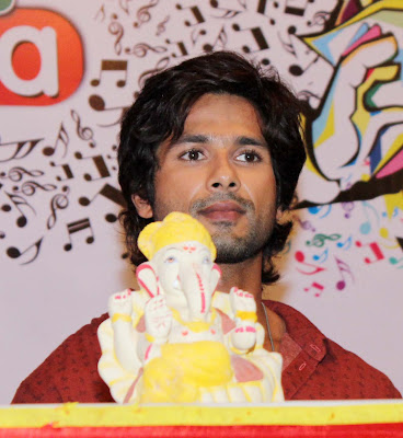 Shahid Kapoor at Times Green Ganesha launch