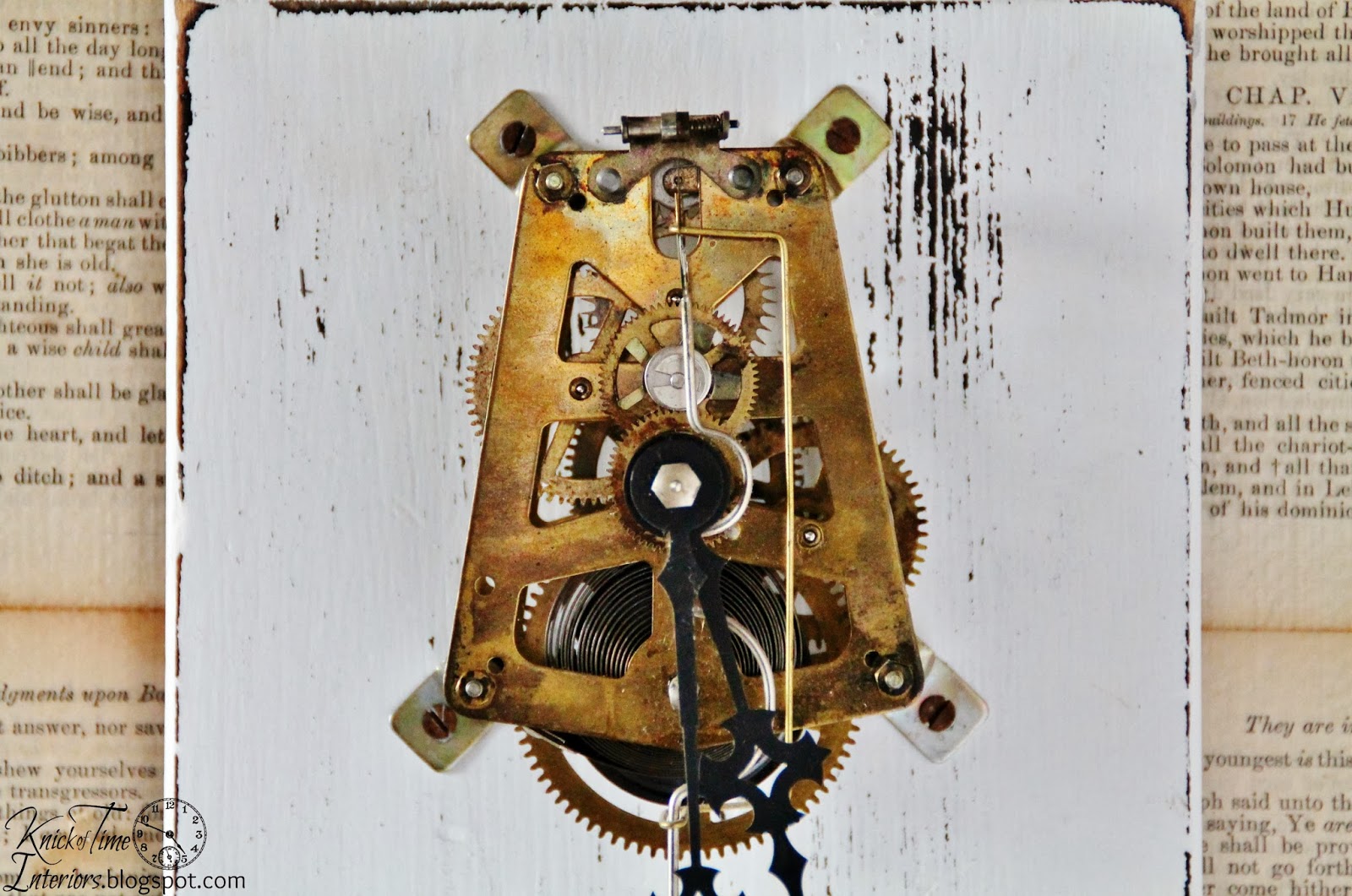 Repurposed Clock Gears Wall Art Knick of Time