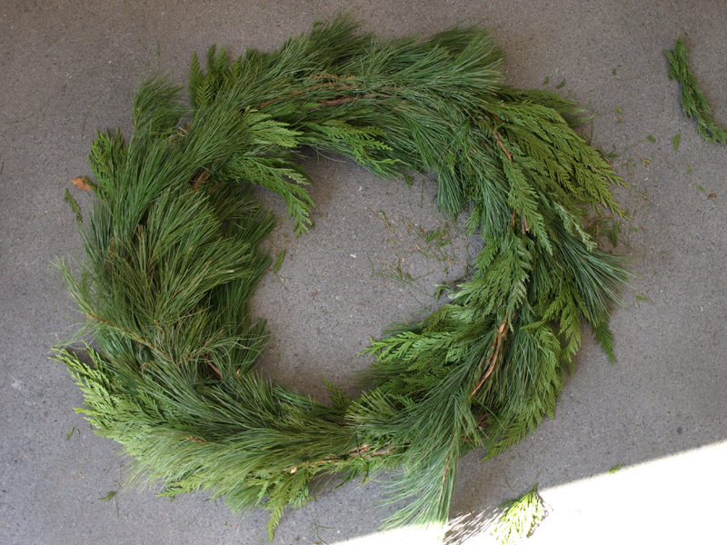 How to Make a Wreath from Garland (No Special Skills Required!) Less