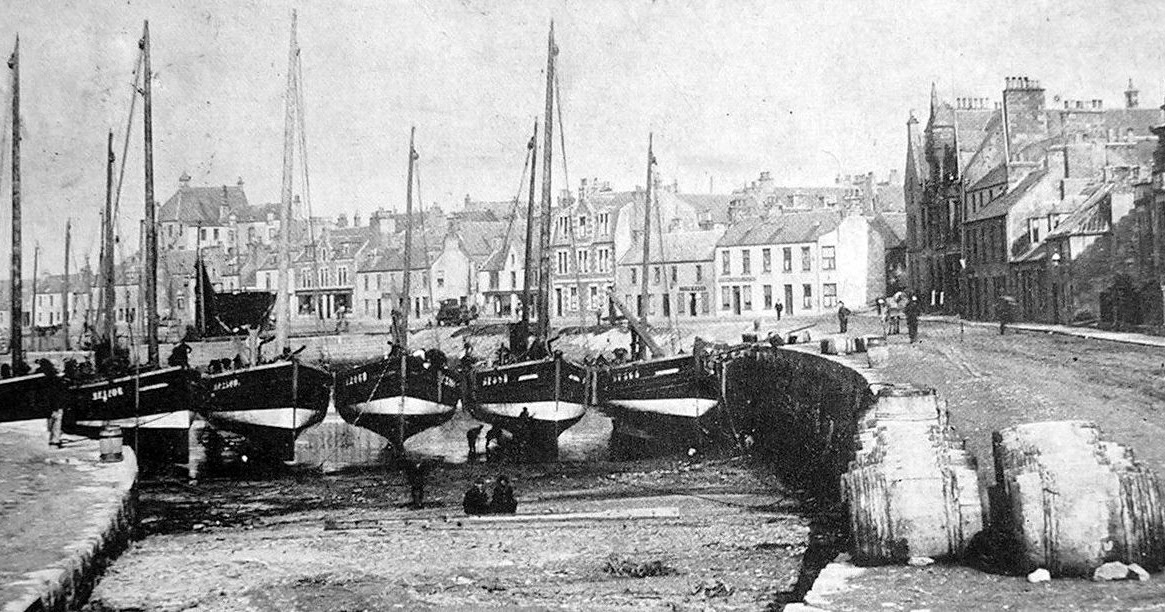 Tour Scotland Photographs Old Photograph Shore Street Macduff Scotland