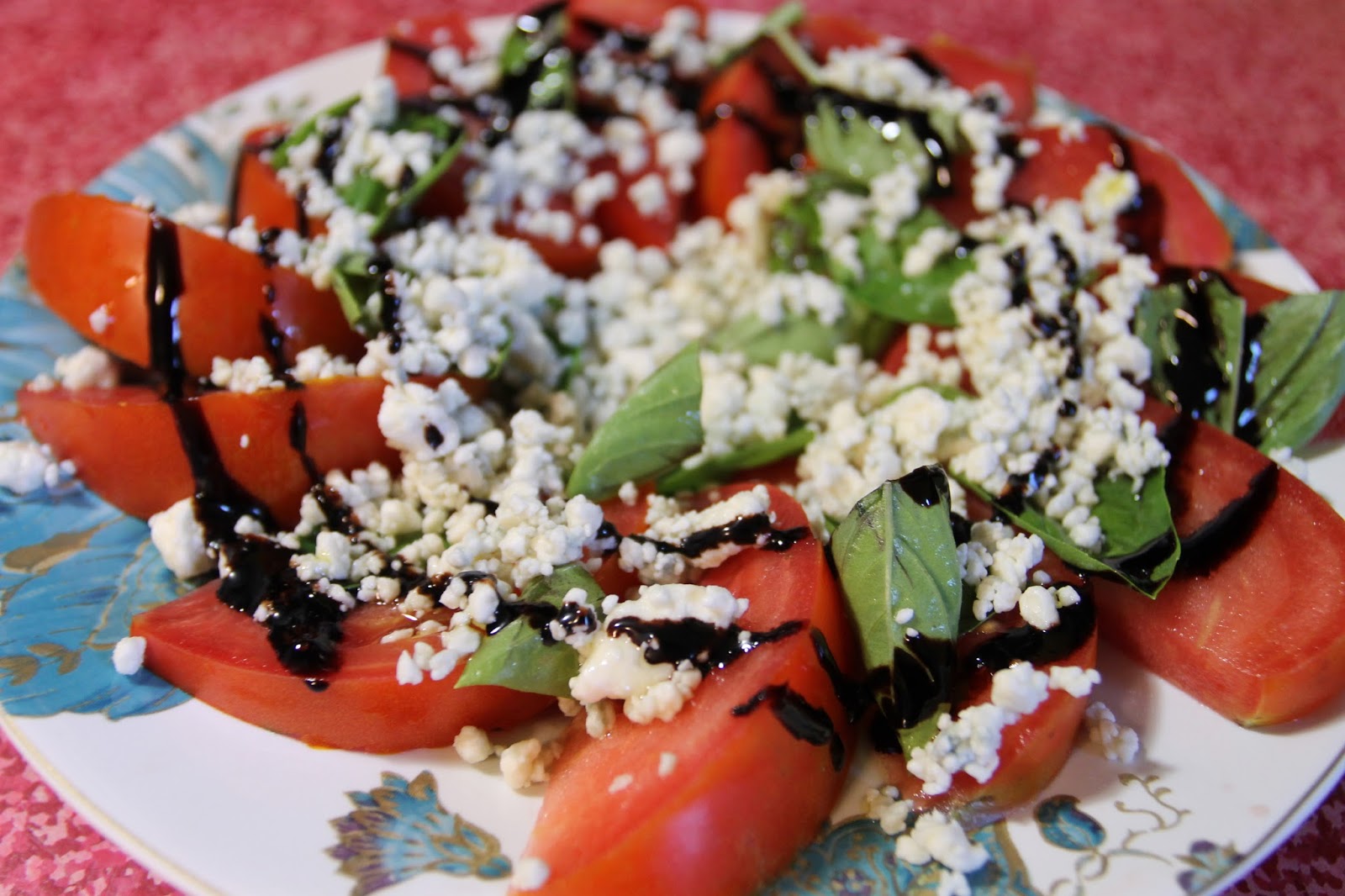 Bossy Italian Wife Quick Fix Tomato & Bleu Cheese Salad