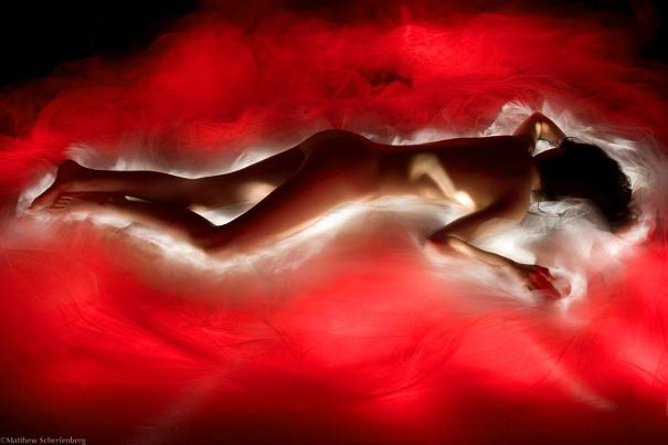 mulheres nuas peladas light painting Matthew Scherfenberg
