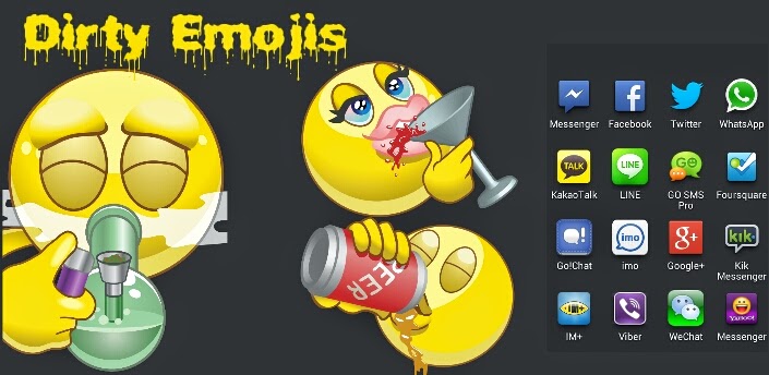 Dirty Emojis v4.6 Apk - Salas Android