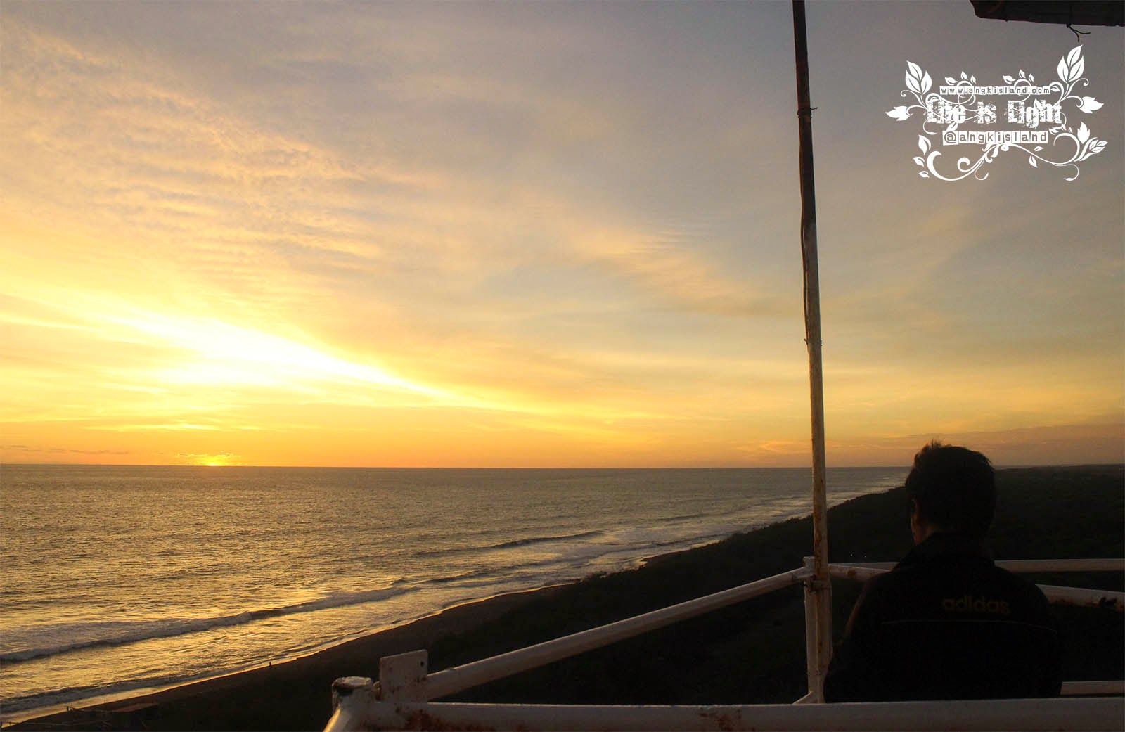 sunset pandansari sunset pantai samas bantul