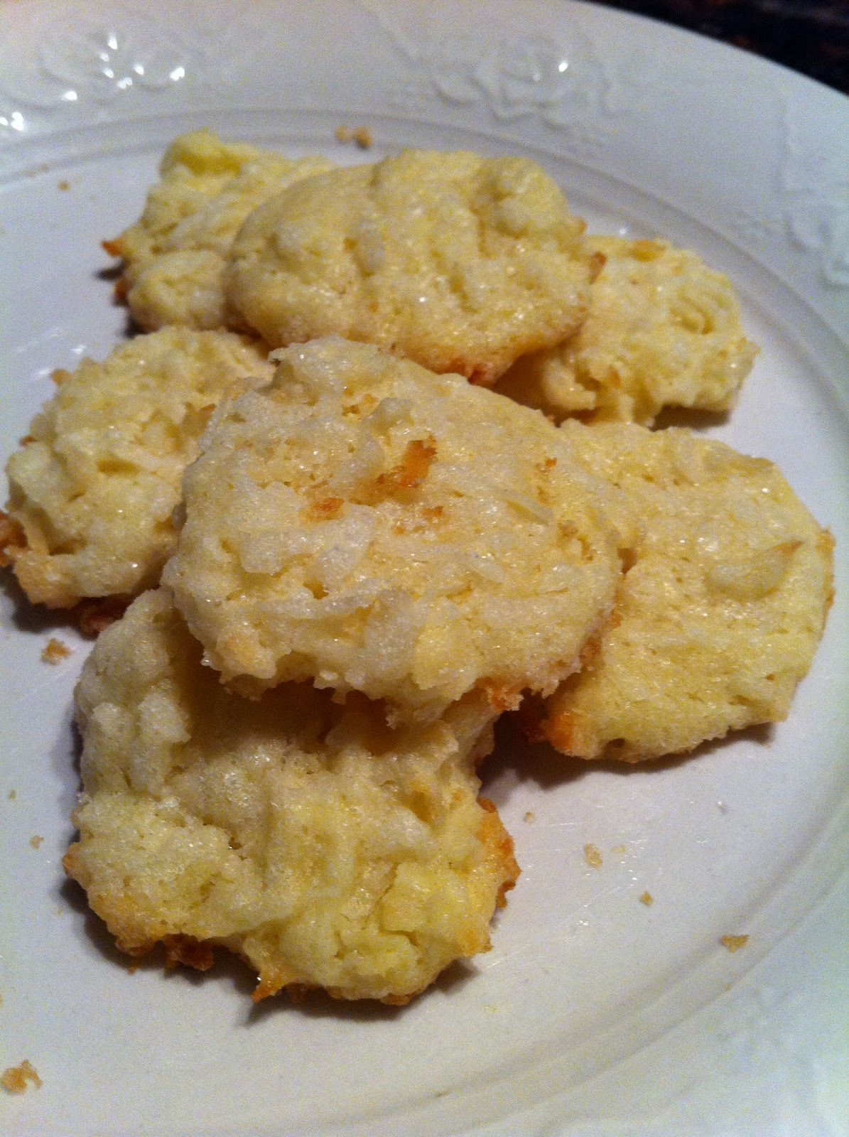 Buttery Coconut Cookies My Sweet Zepol