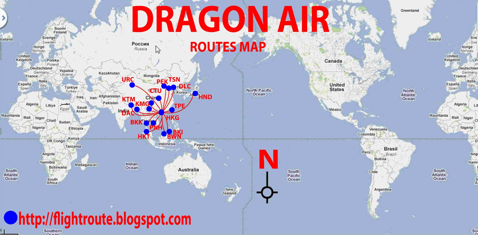 Easyjet Flight Map