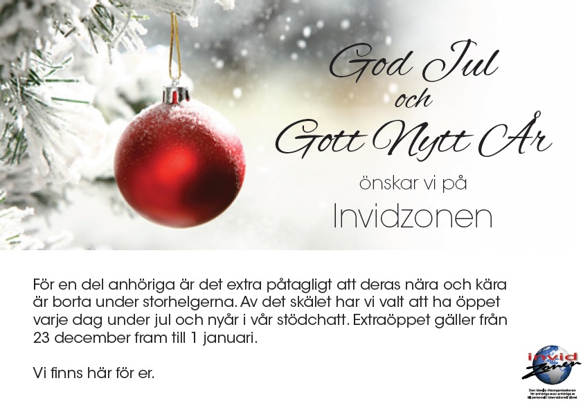 CYNISMER Invidzonens julhälsning