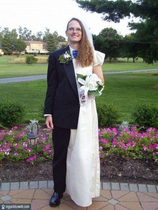 Faire part de mariage animalier la chasse marrante Photo de Caricature