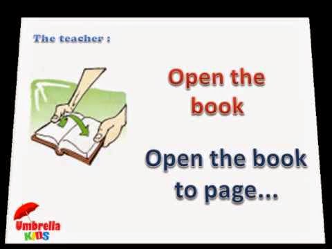 OPEN YOUR BOOK/ CLOSE YOUR BOOK