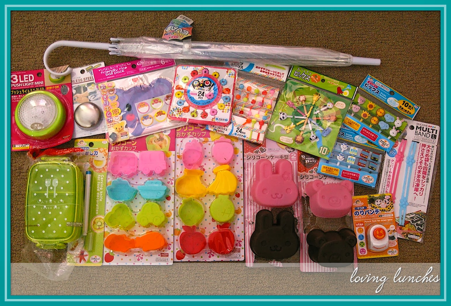 Loving Lunches Daiso Goodies