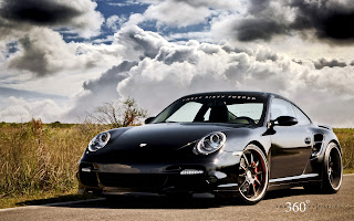2013 Porsche black tuned photography