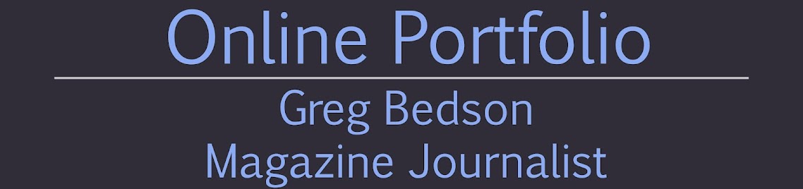 Greg Bedson Online Porfolio