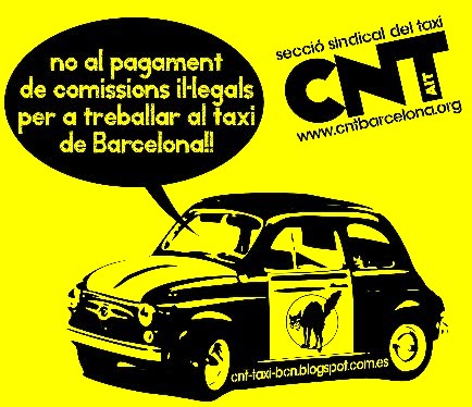 CAMPANYA CONTRA LES COMISSIONS I LA CORRUPCIÓ AL TAXI