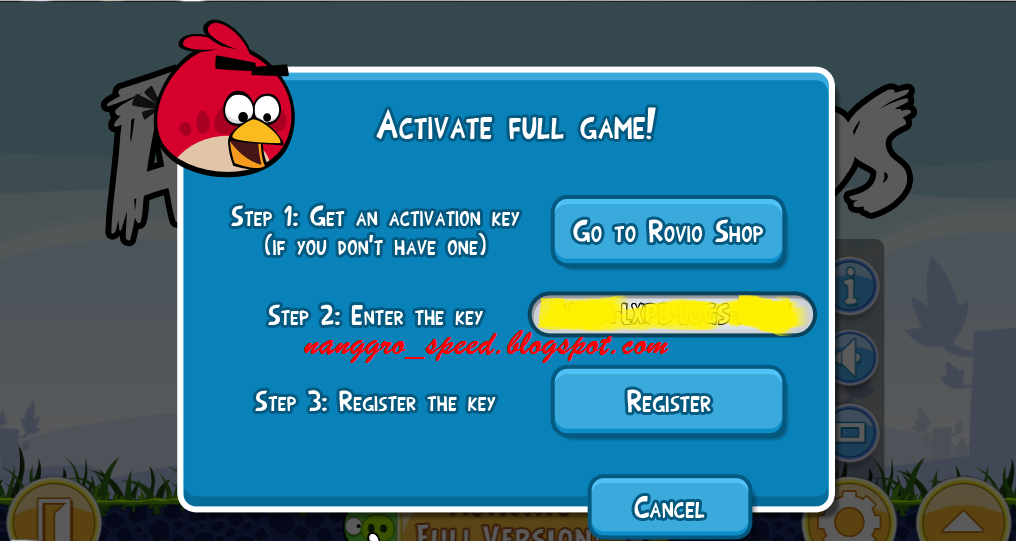 angry birds season pc game activation key