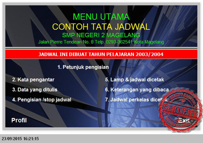 DOWNLOAD APLIKASI JADWAL SMP KTSP DAN KURIKULUM 2013 DARI ...
