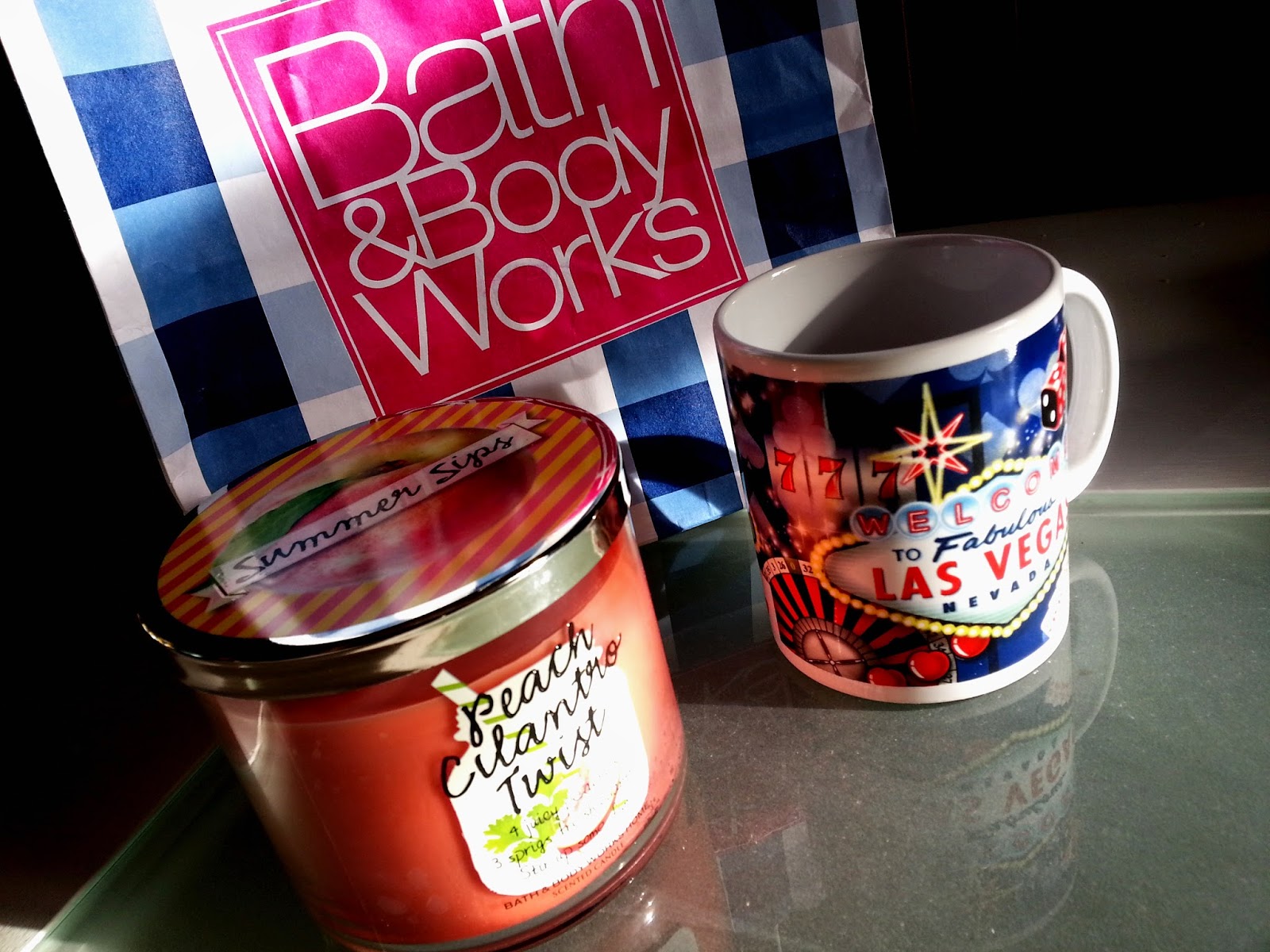 Bath & Body Works Peach Cilantro Twist Candle