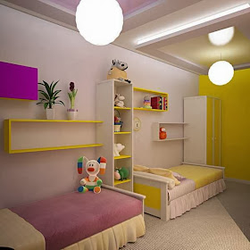 Interior Kamar Tidur 2 Anak