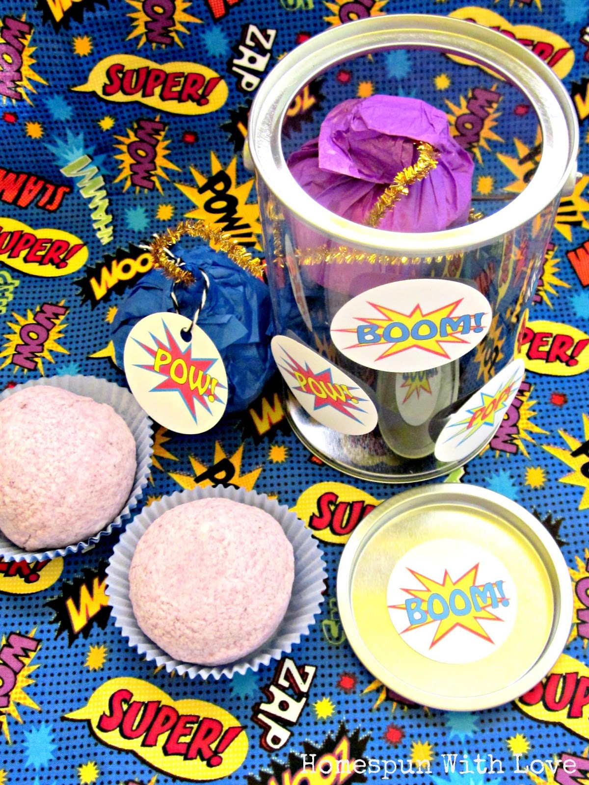 Homespun With Love Boy Bath Bombs!