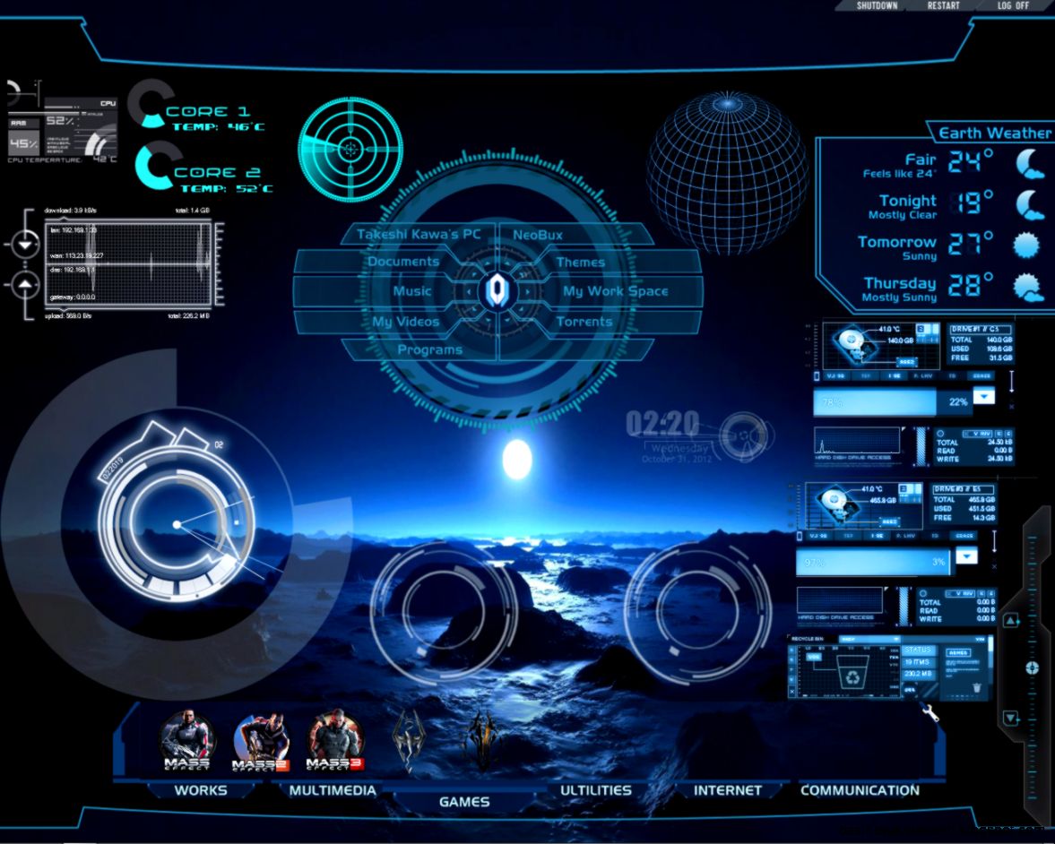 JARVIS SHIELD Interface Rainmeter Theme by edreyes on DeviantArt JARVIS SHIELD Interface Rainmeter Theme by edreyes on DeviantArt