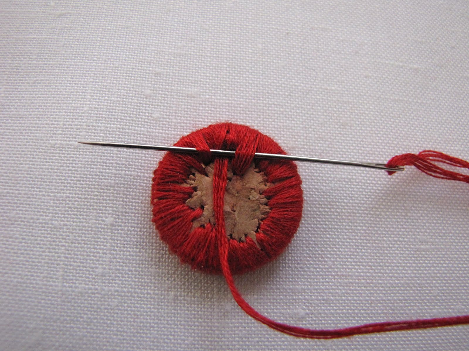 Little Treasures Cork Embroidery Tutorial