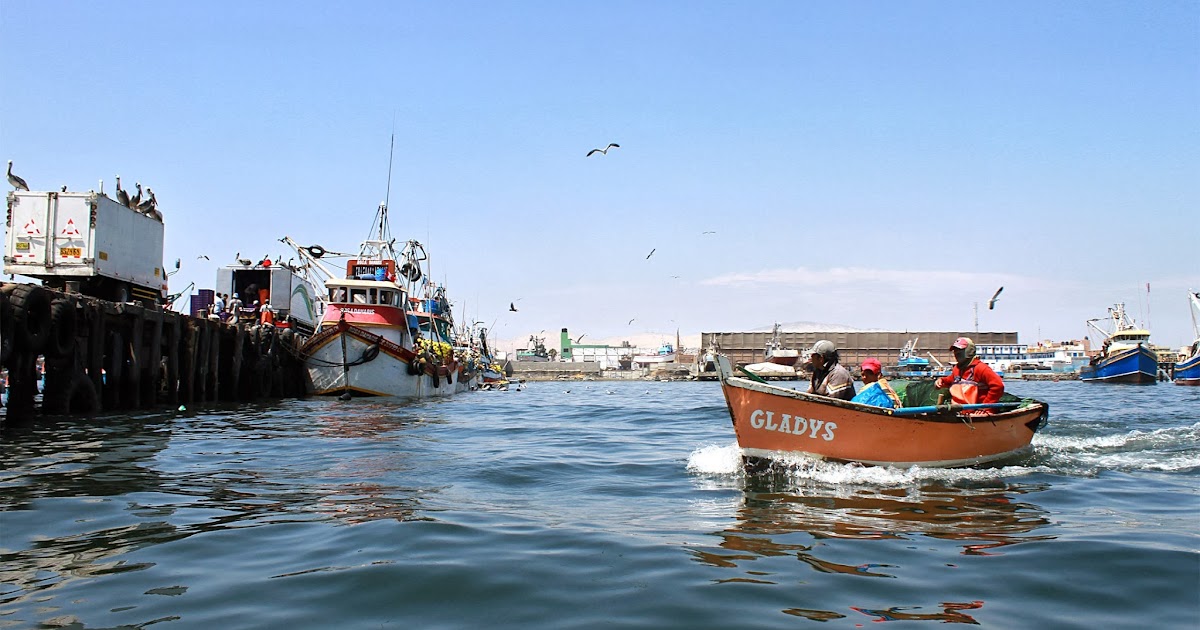 Tiempo detenido Puerto pesquero de Chimbote