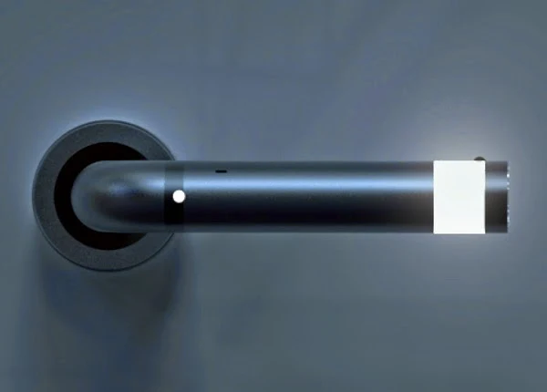 LED flashlight door handle