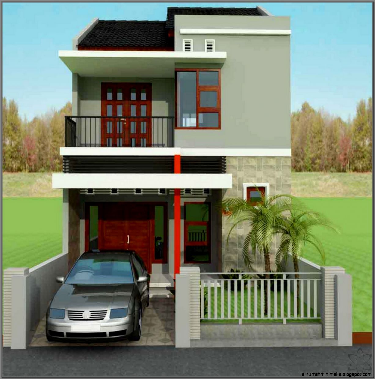 Model Rumah Minimalis Sederhana 2 Lantai Design Rumah Minimalis