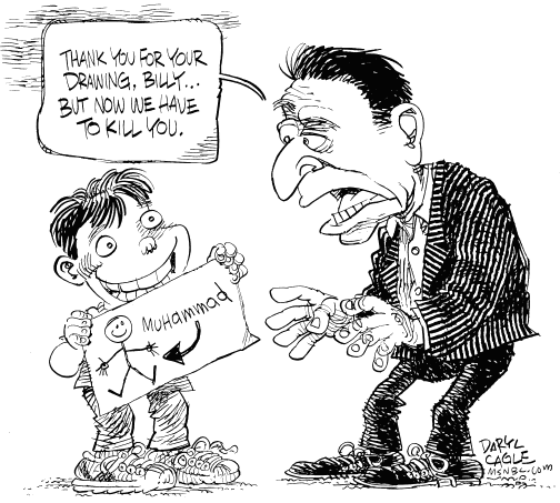 Billy is about to get a lesson on the meaning of "The Religion of Peace"