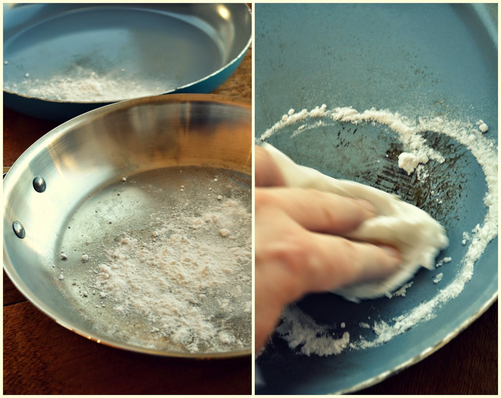 Make pots and pans look like new