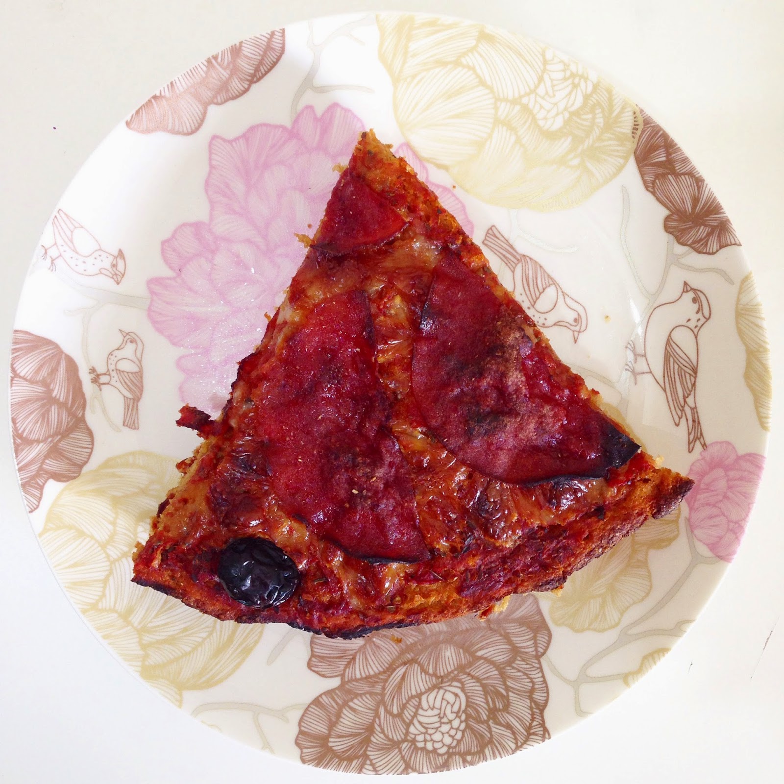 Özen�in mutfağından Özen�li tarifler ) Yulaf kepekli pizza (Dukan