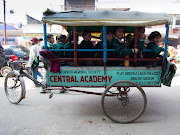 Time To Hop The School Bus In Varanasi (school bus )
