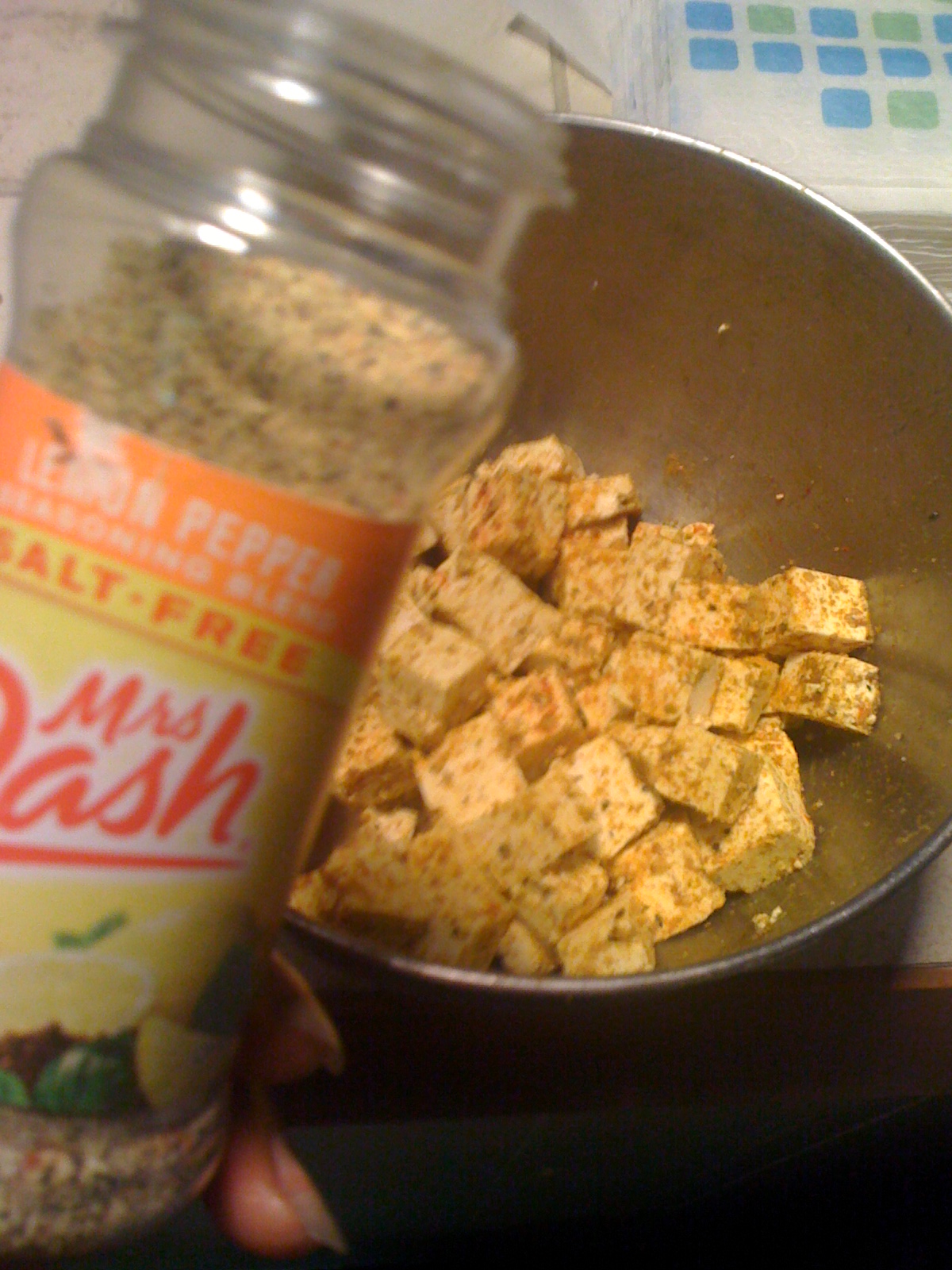 AfroVeganChick Lemon Coconut Mushroom & Tofu Curry