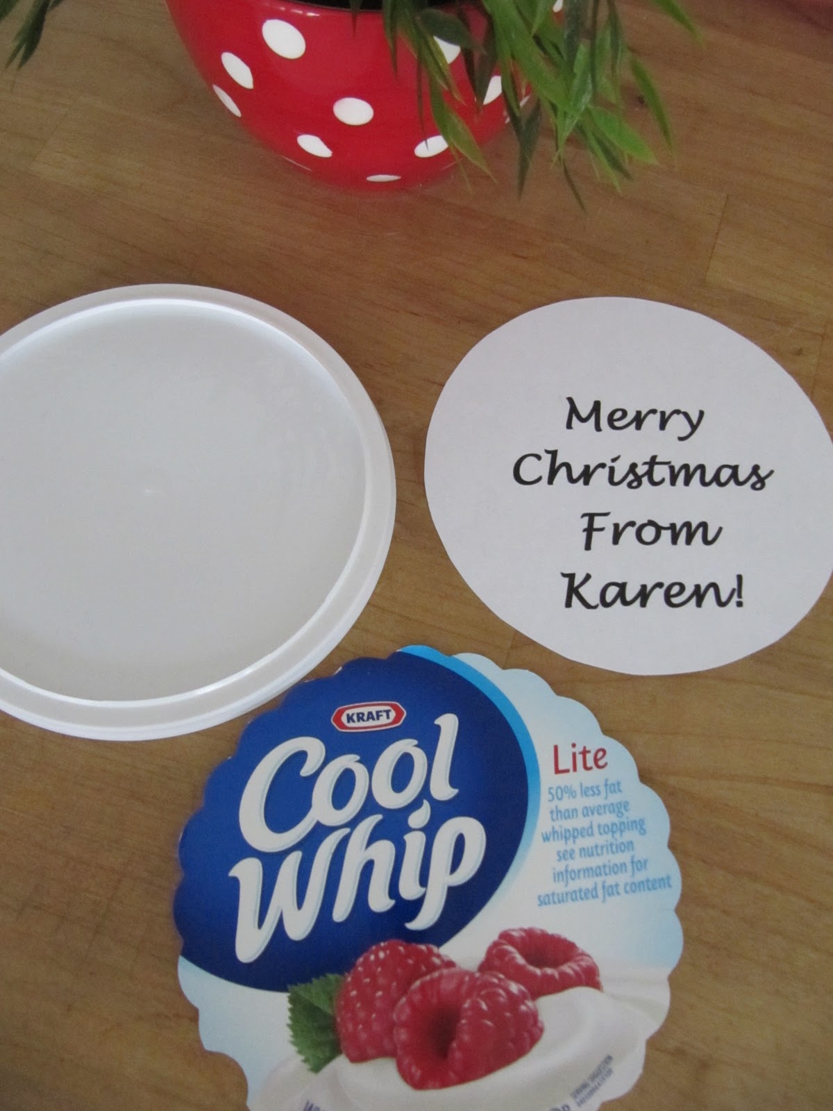 Sew Many Ways... Tool Time Tuesday...Personalized Cool Whip Container