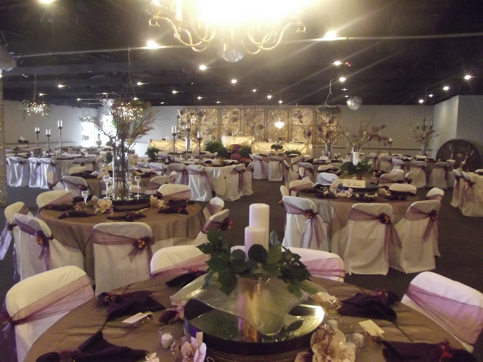 Wedding Decoration Purple And Gold Wedding Reception Decorations