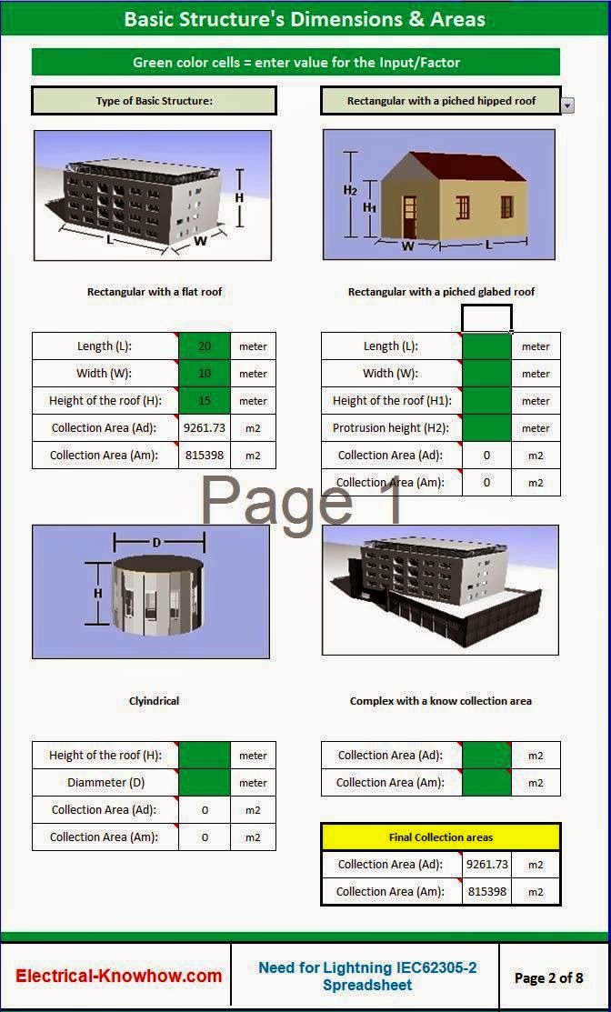 Design Calculations of Lightning Protection Systems Part Thirteen