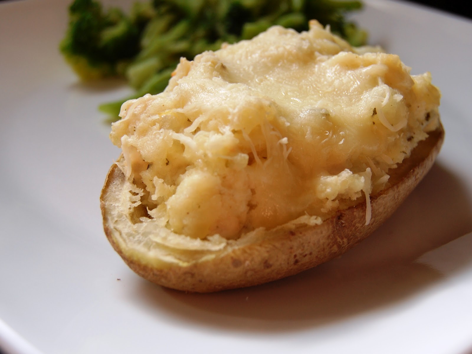 Cassie Craves Chicken and Pesto Twice Baked Potatoes