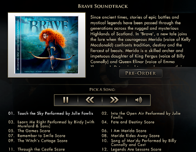 Preview the Full Brave Soundtrack Pixar Post