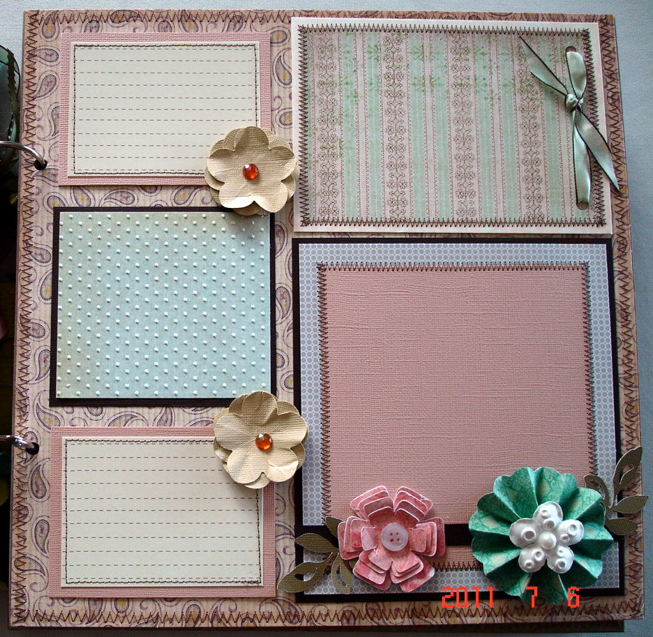 Scrapbooking by Phyllis Milestone Memories 12x12 Chipboard Scrapbook