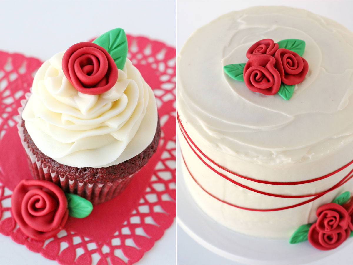 How to make Fondant Roses and Leaves Glorious Treats