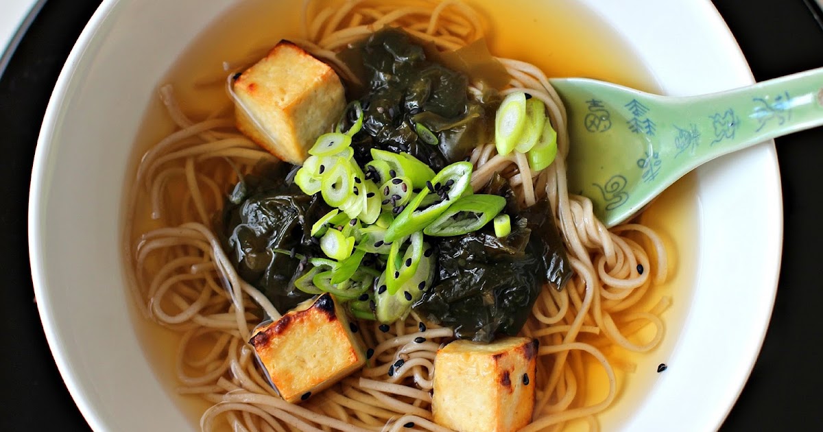 Milk and Honey Buckwheat Soba Noodles in Ginger Broth with Grilled