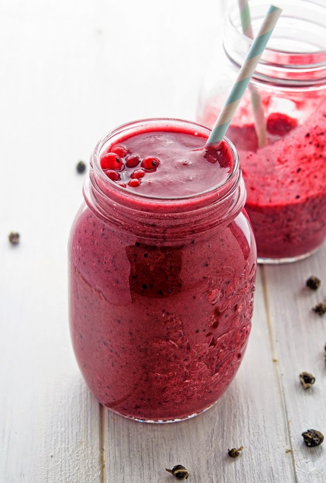 The Iron You Cranberry Green Tea Smoothie