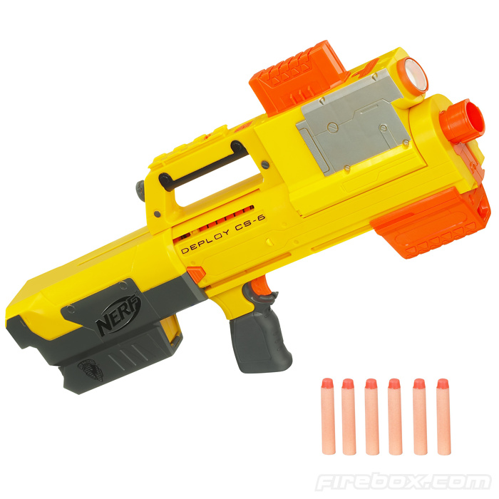 pistola nerf amarilla