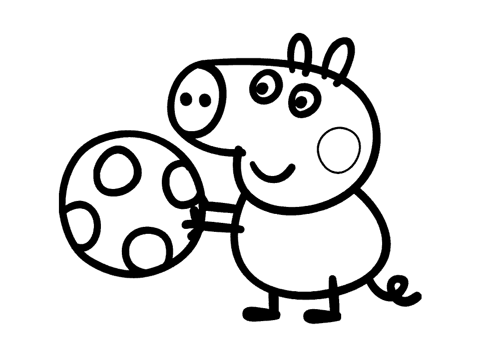 FREE COLORING PAGES: George Pig Coloring Pages for Kids