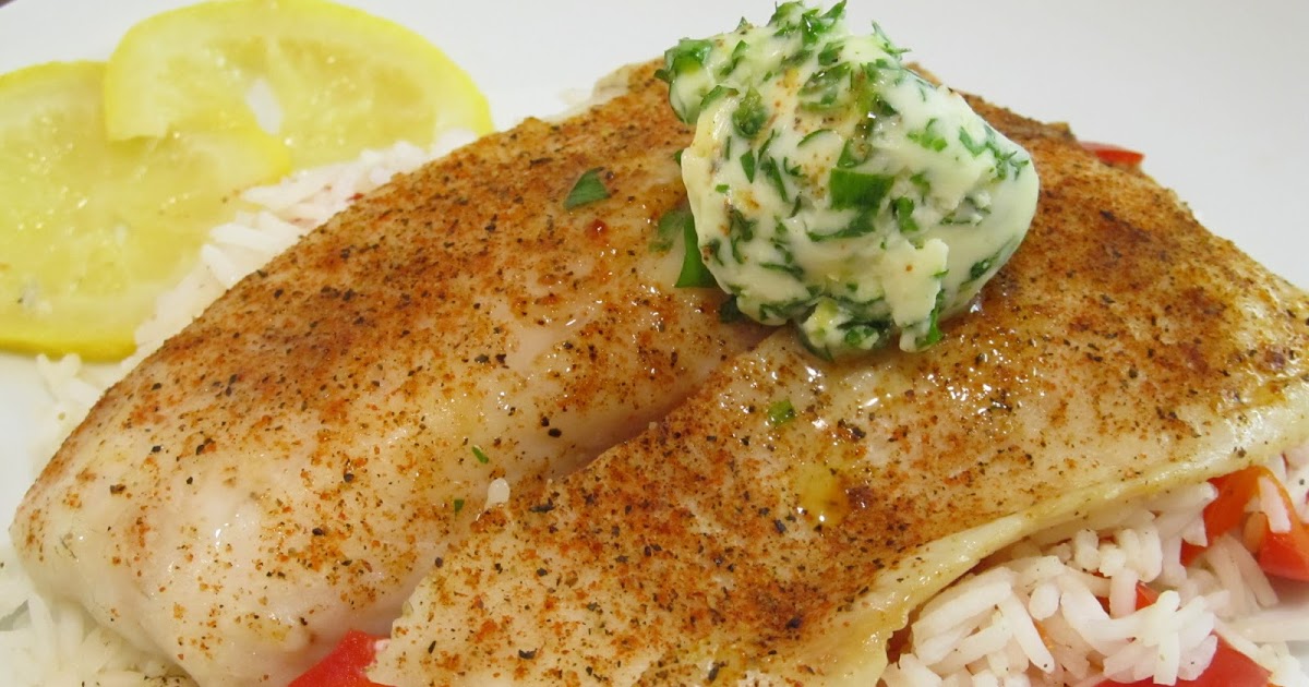 Jenn's Food Journey Baked Lemon Tilapia with Herb Butter
