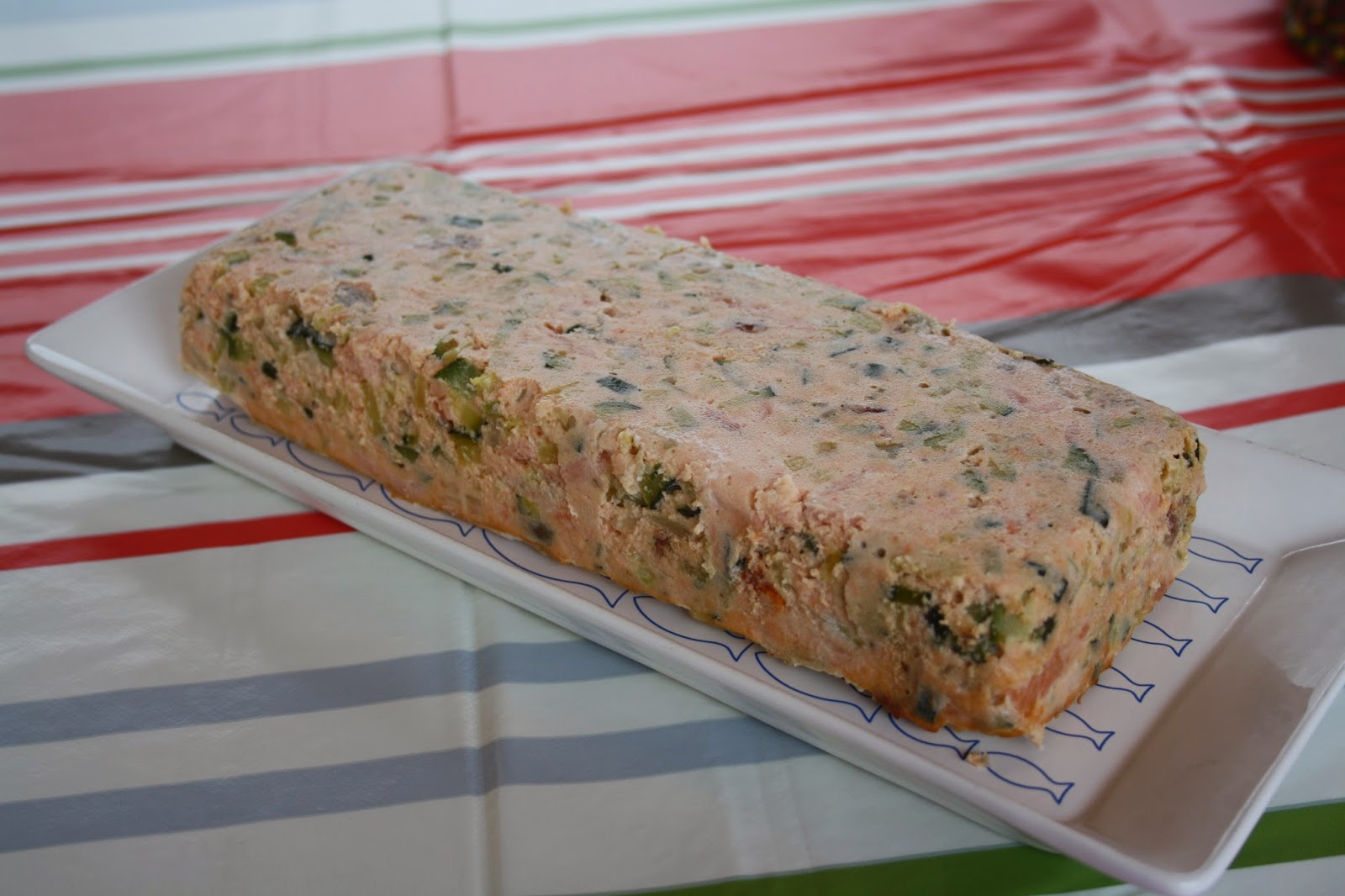 La cuisine de Mathilde Terrine de truite aux courgettes