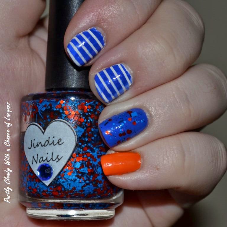 Partly Cloudy With A Chance Of Lacquer Florida Gators Nails 2014